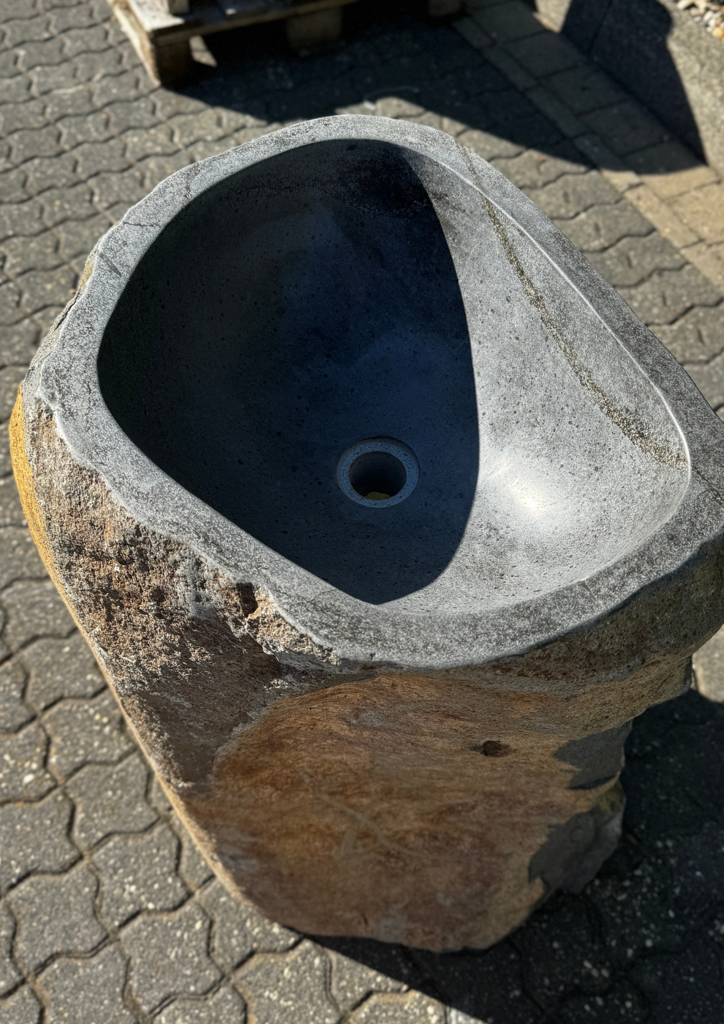 Naturstein Stand-Waschbecken