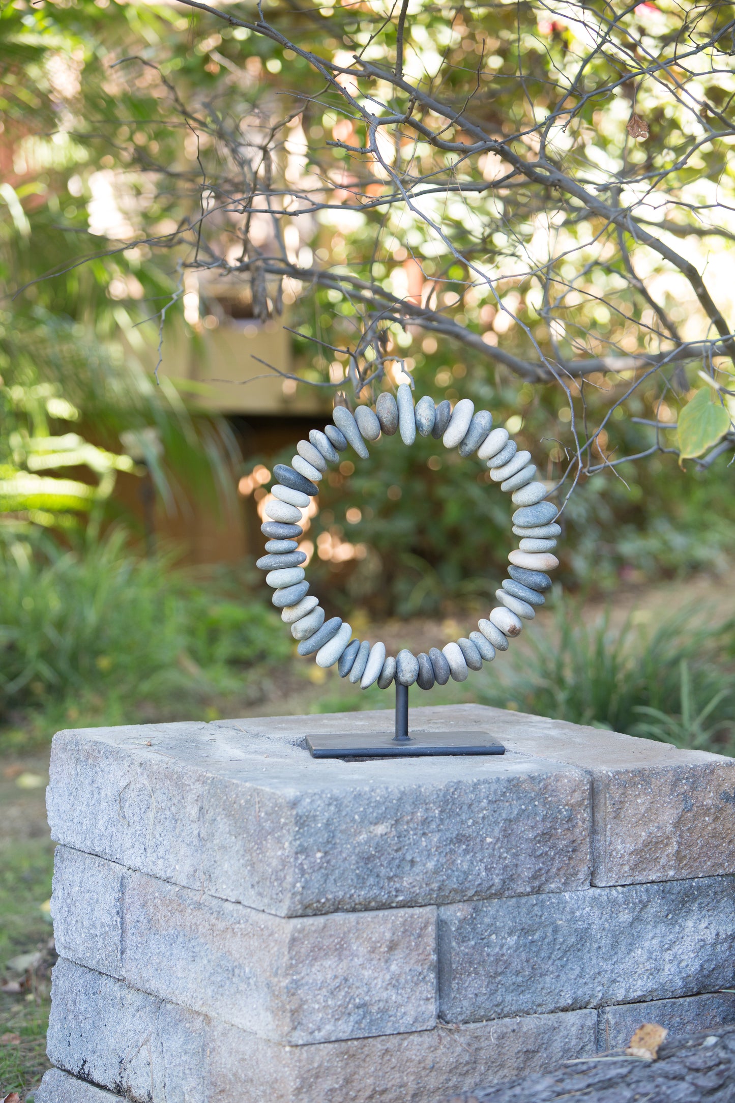 "Stein-Ring" aus Beach Pebbles