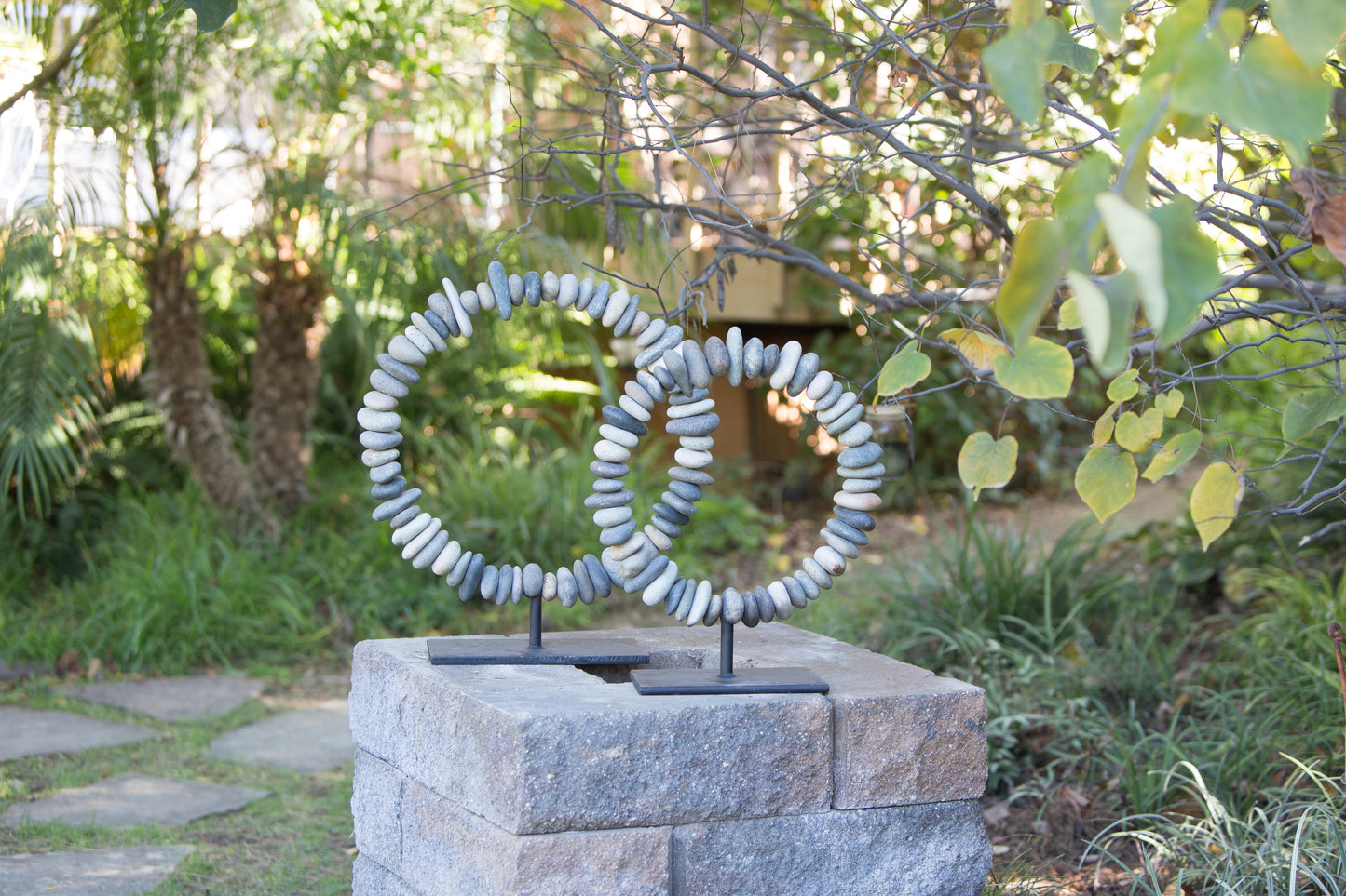 "Stein-Ring" aus Beach Pebbles