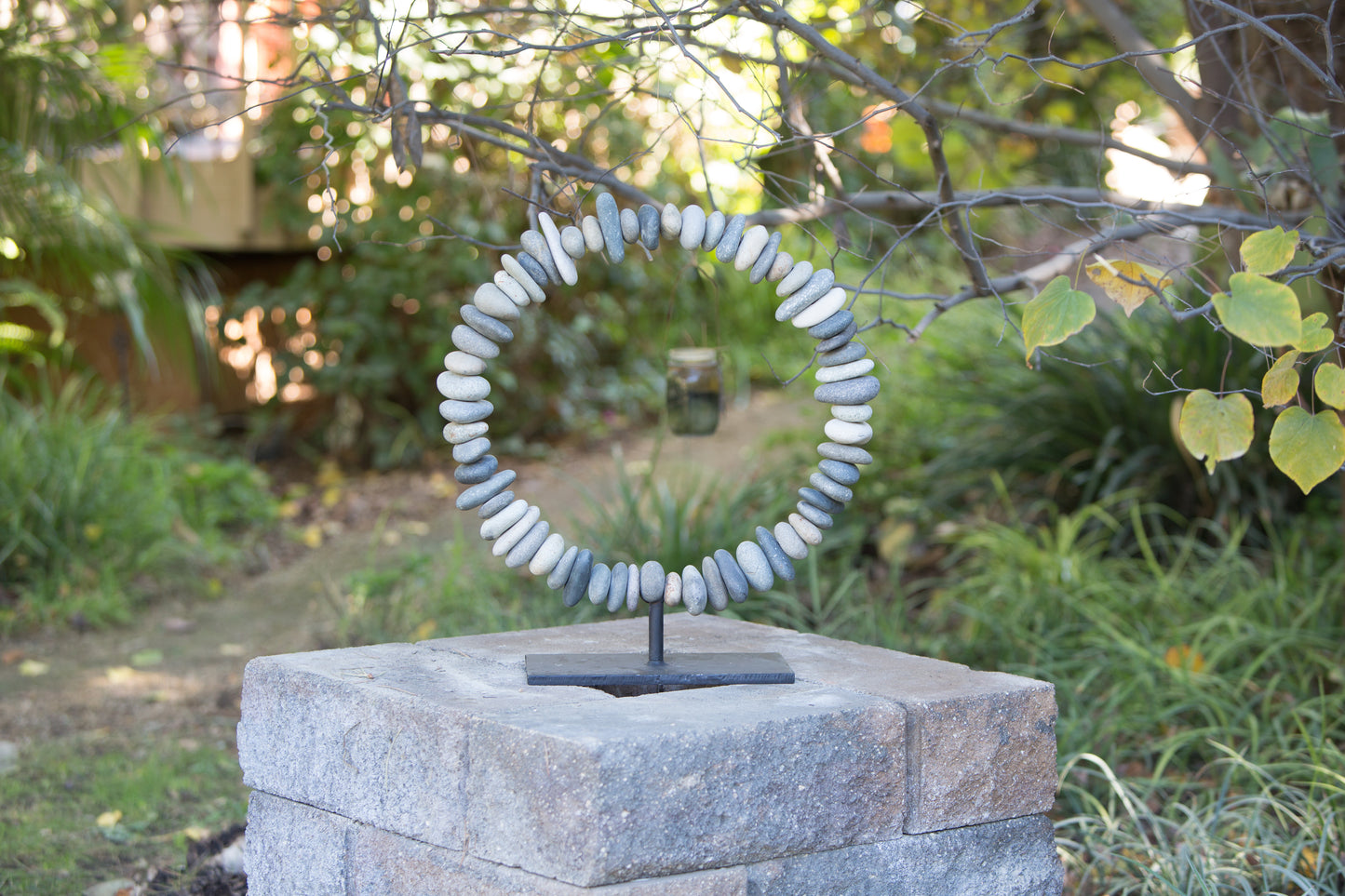 "Stein-Ring" aus Beach Pebbles