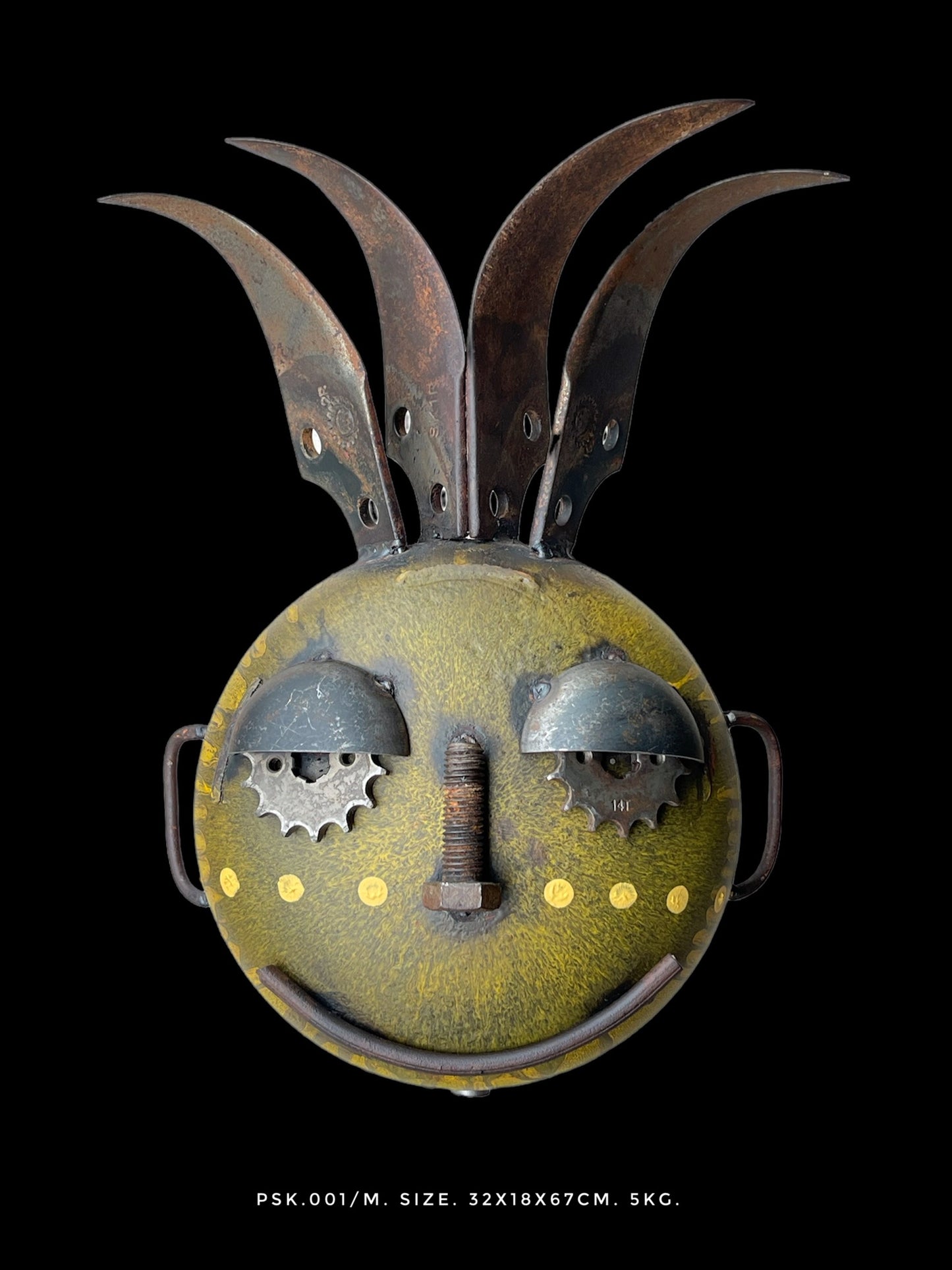 Eisen-Maske auf Ständer M Nr. 28