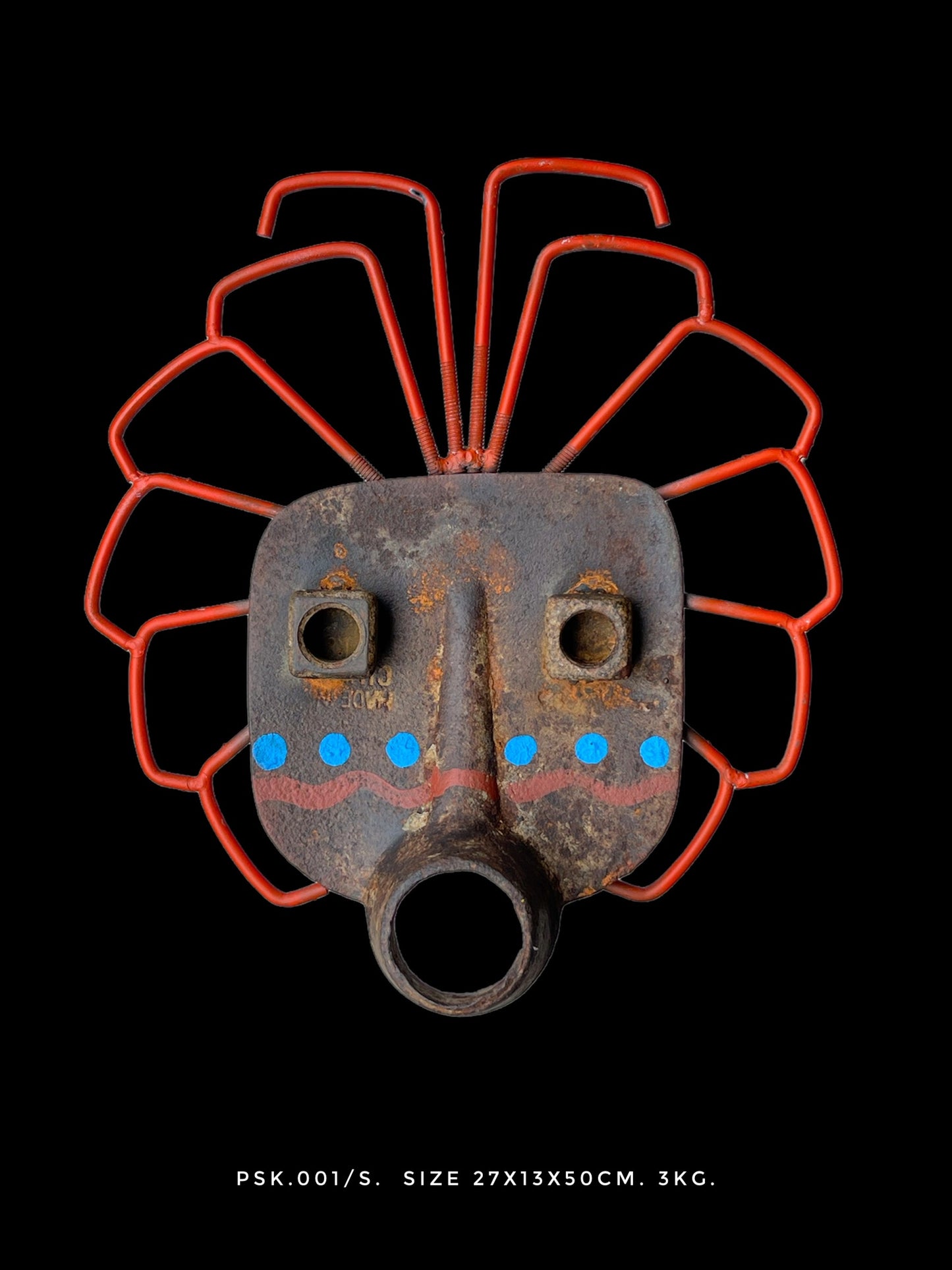 Eisen-Maske auf Ständer S, Nr. 37
