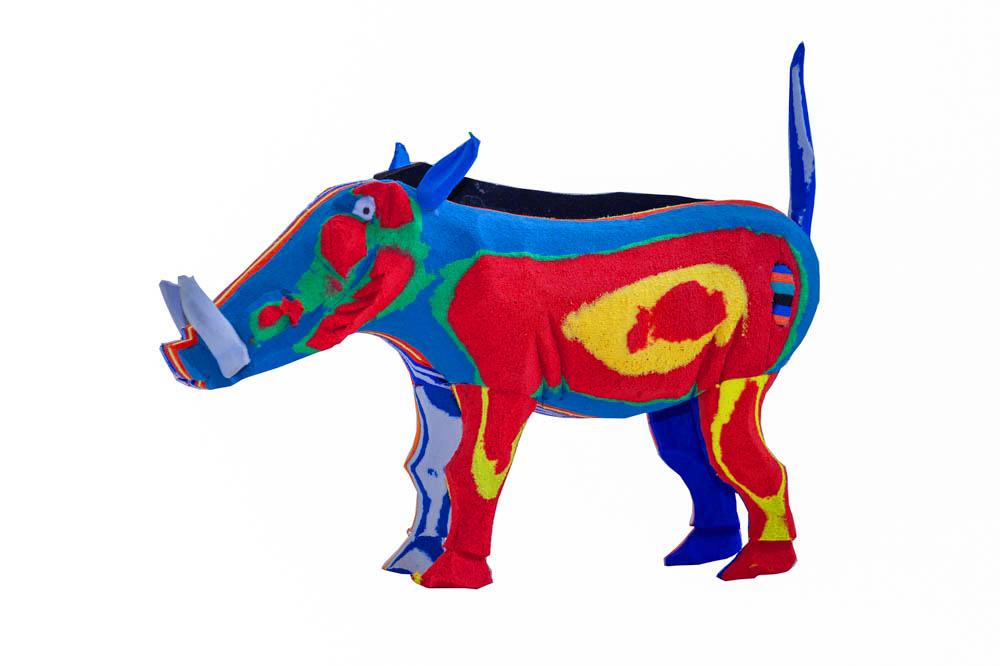 Warzenschwein | Flip-Flop-Skulptur