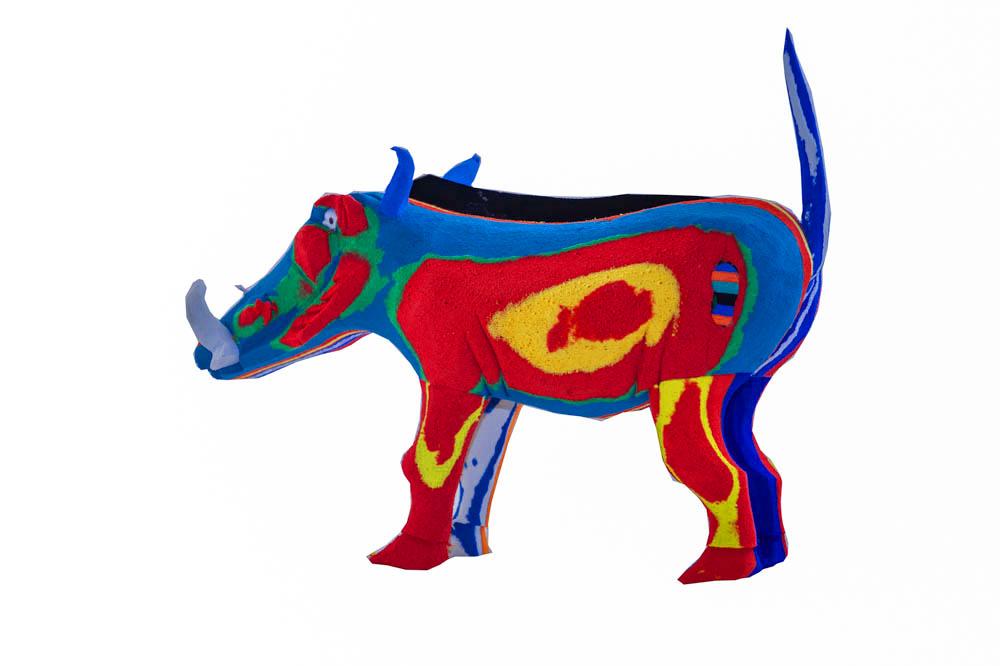 Warzenschwein | Flip-Flop-Skulptur