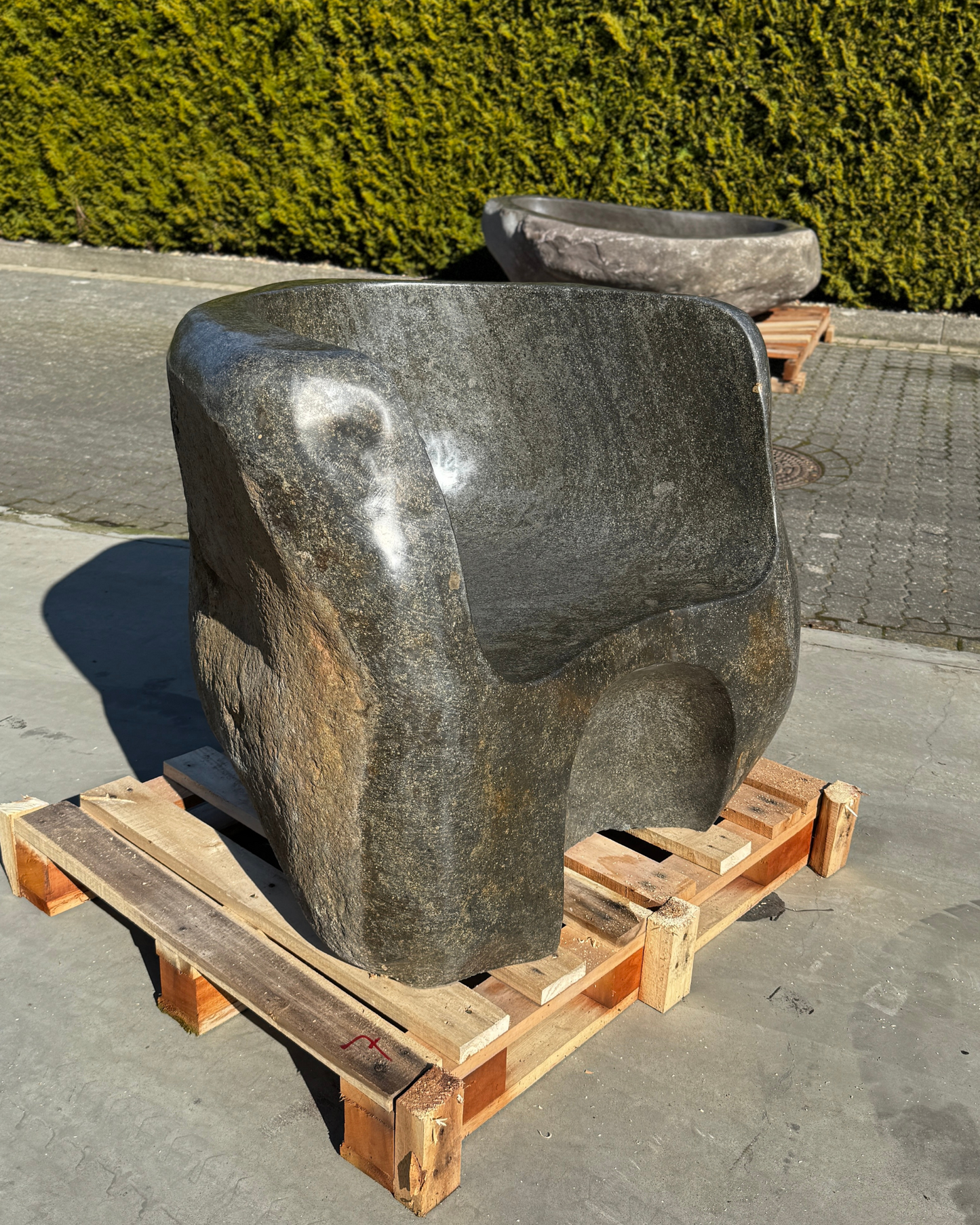 Naturstein - Sessel