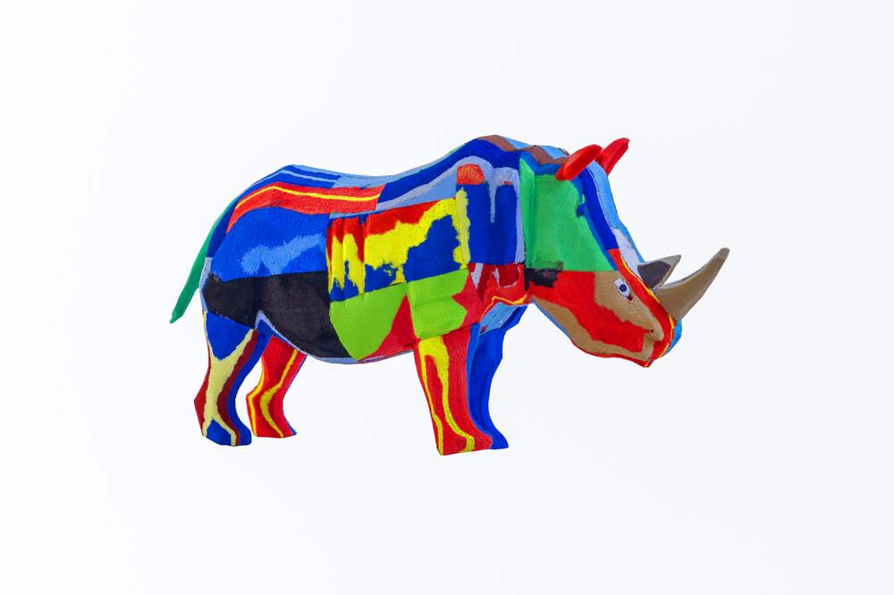 Nashorn | Flip-Flop-Skulptur