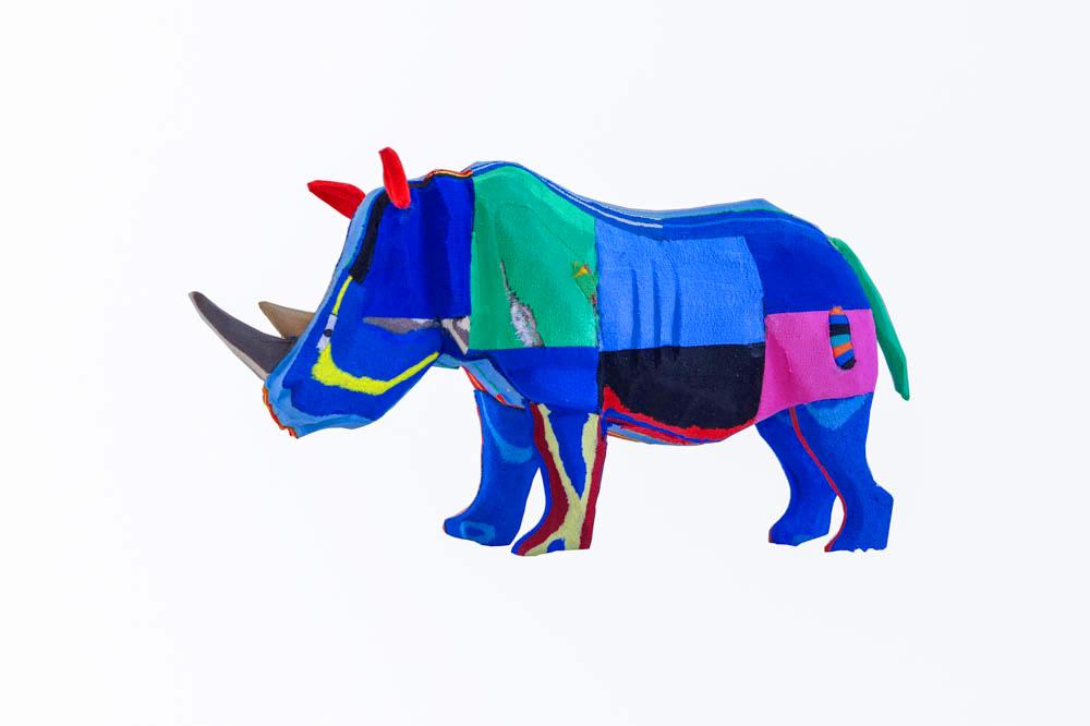 Nashorn | Flip-Flop-Skulptur