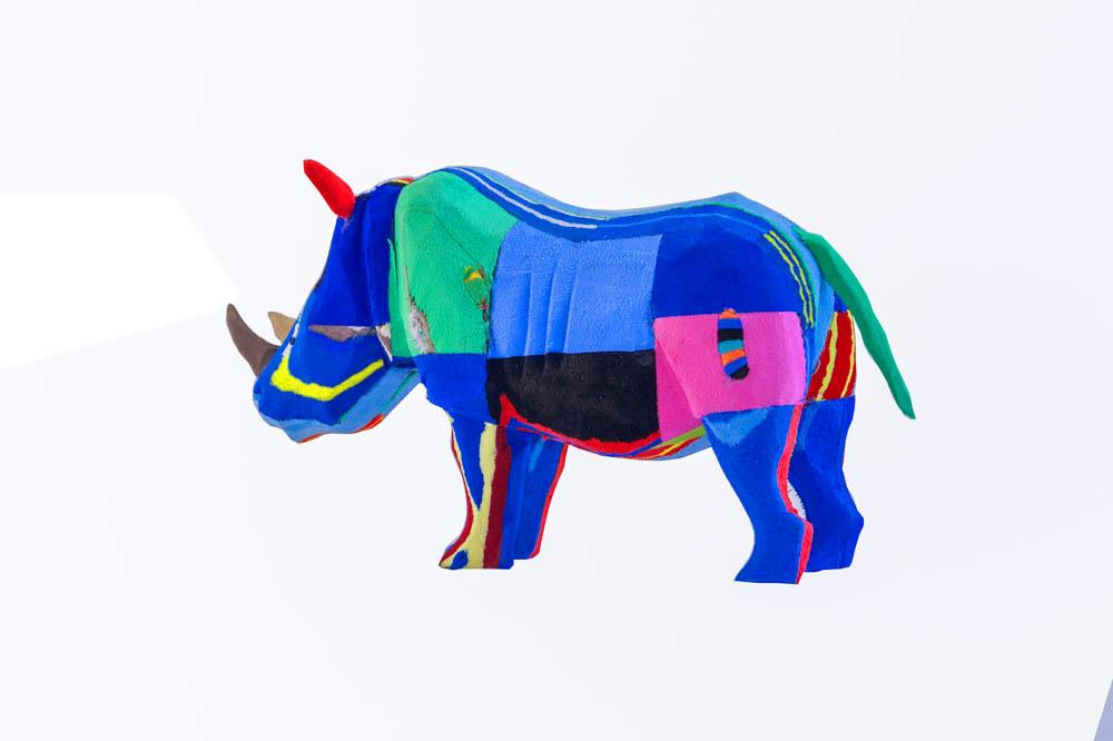 Nashorn | Flip-Flop-Skulptur