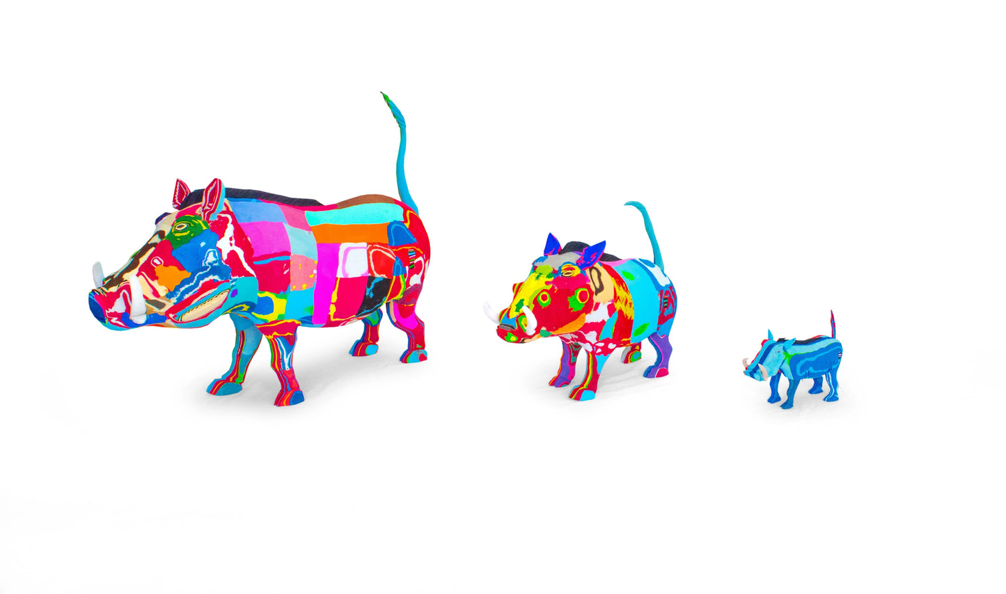 Warzenschwein | Flip-Flop-Skulptur