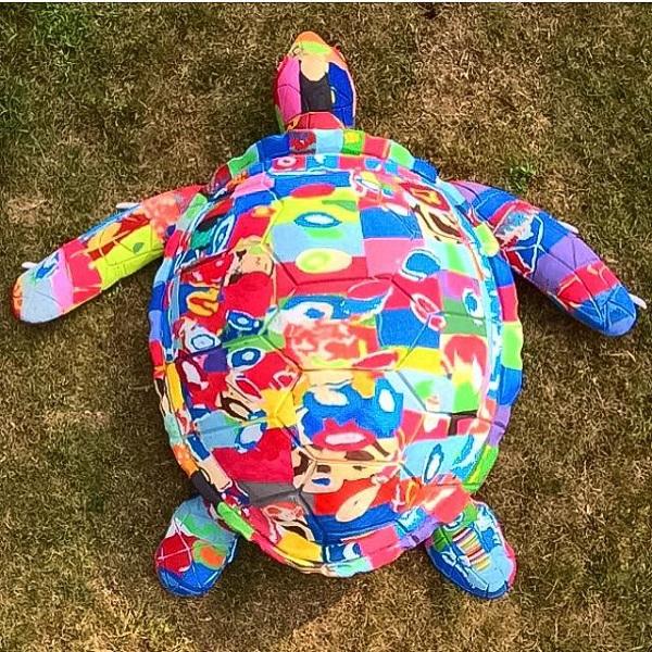 Schildkröte | Flip-Flop-Skulptur