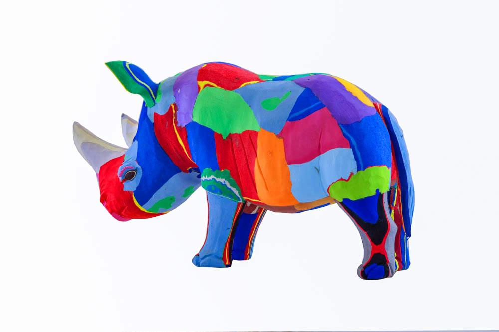 Nashorn | Flip-Flop-Skulptur