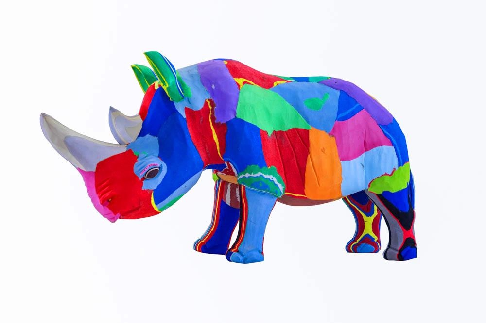 Nashorn | Flip-Flop-Skulptur