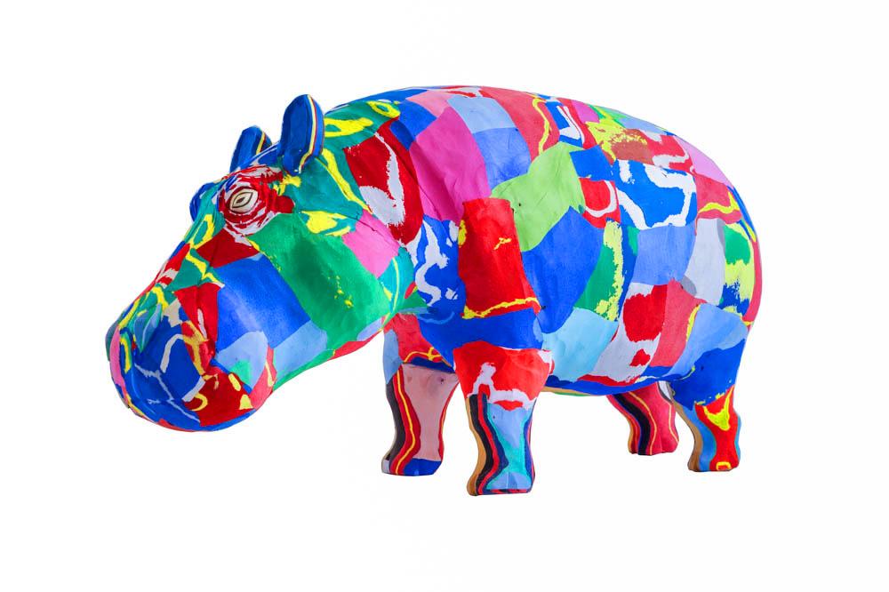 Hippo | Flip-Flop-Skulptur