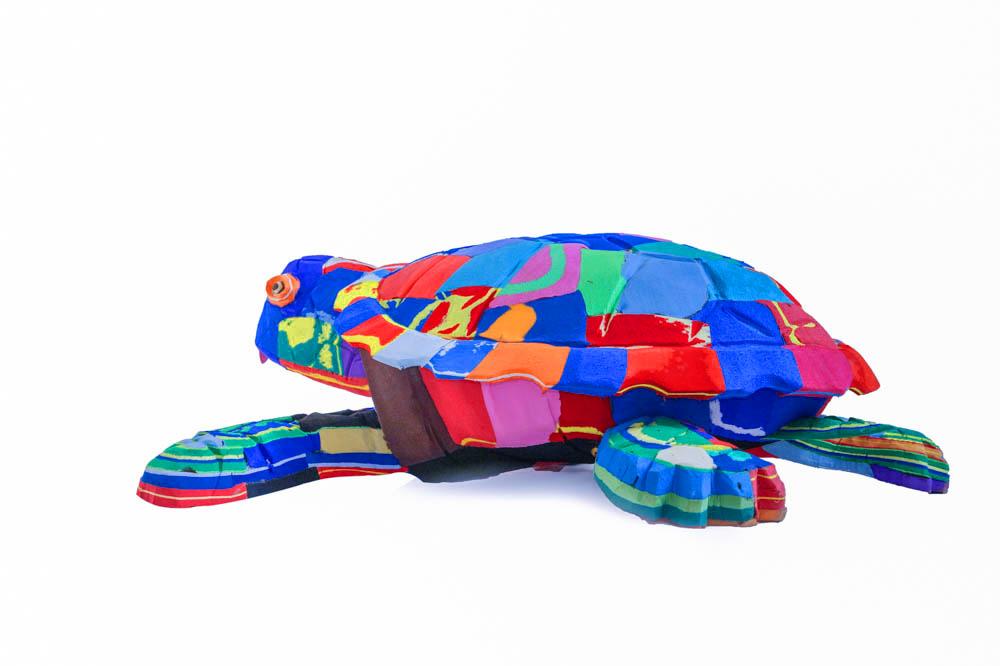 Schildkröte | Flip-Flop-Skulptur