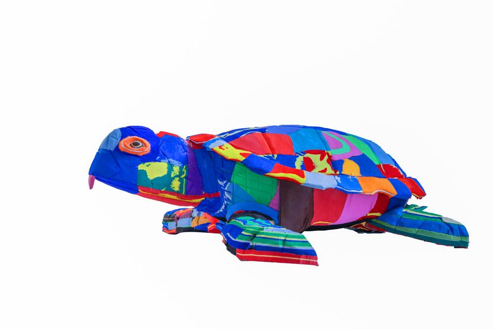 Schildkröte | Flip-Flop-Skulptur