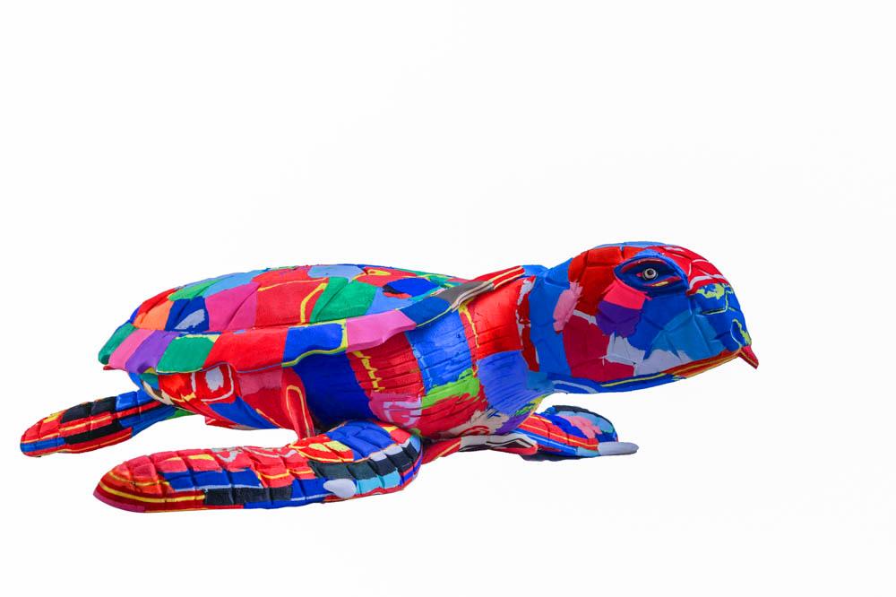 Schildkröte | Flip-Flop-Skulptur