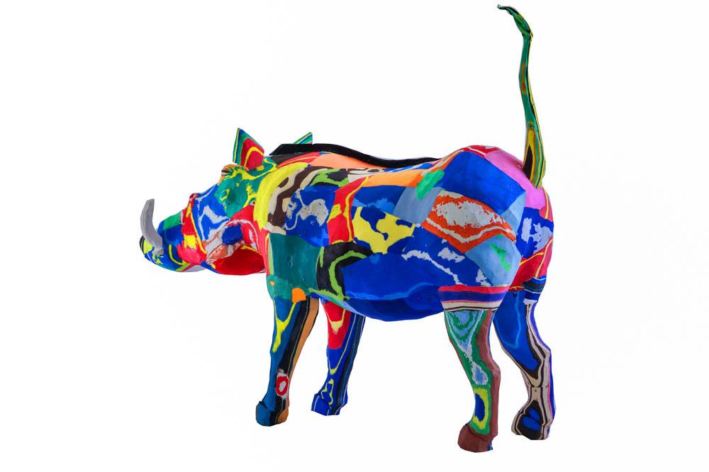 Warzenschwein | Flip-Flop-Skulptur
