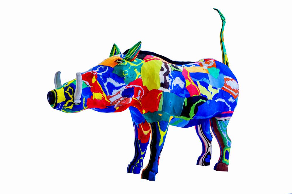 Warzenschwein | Flip-Flop-Skulptur
