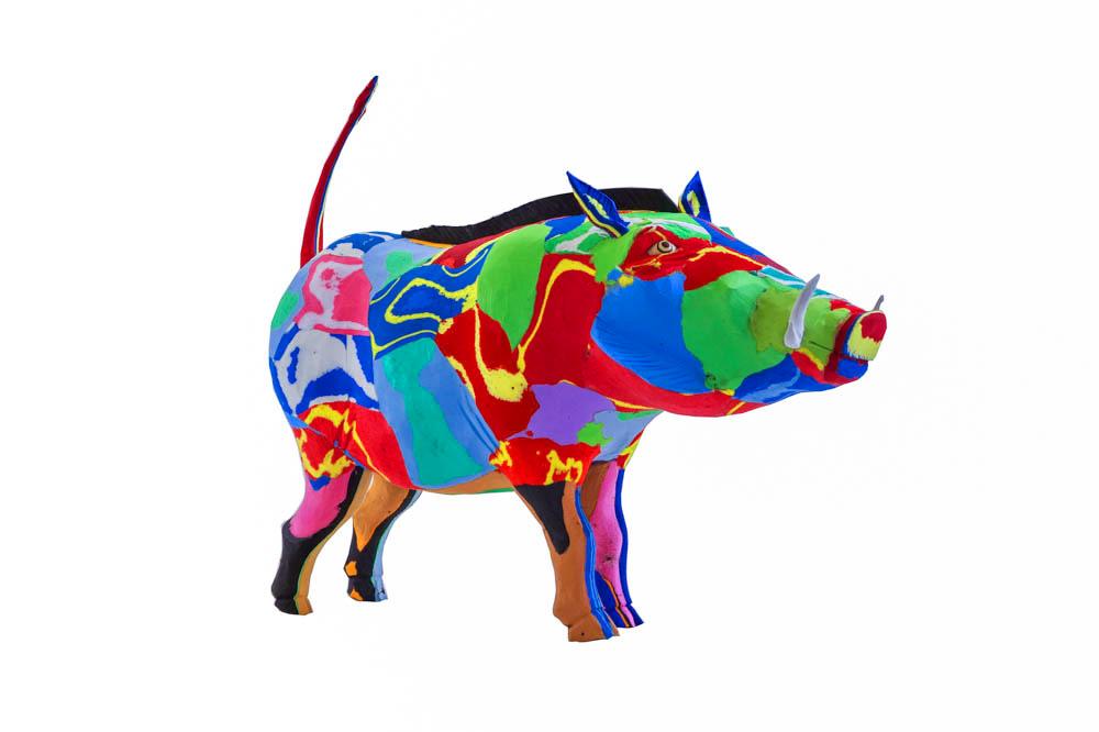 Warzenschwein | Flip-Flop-Skulptur