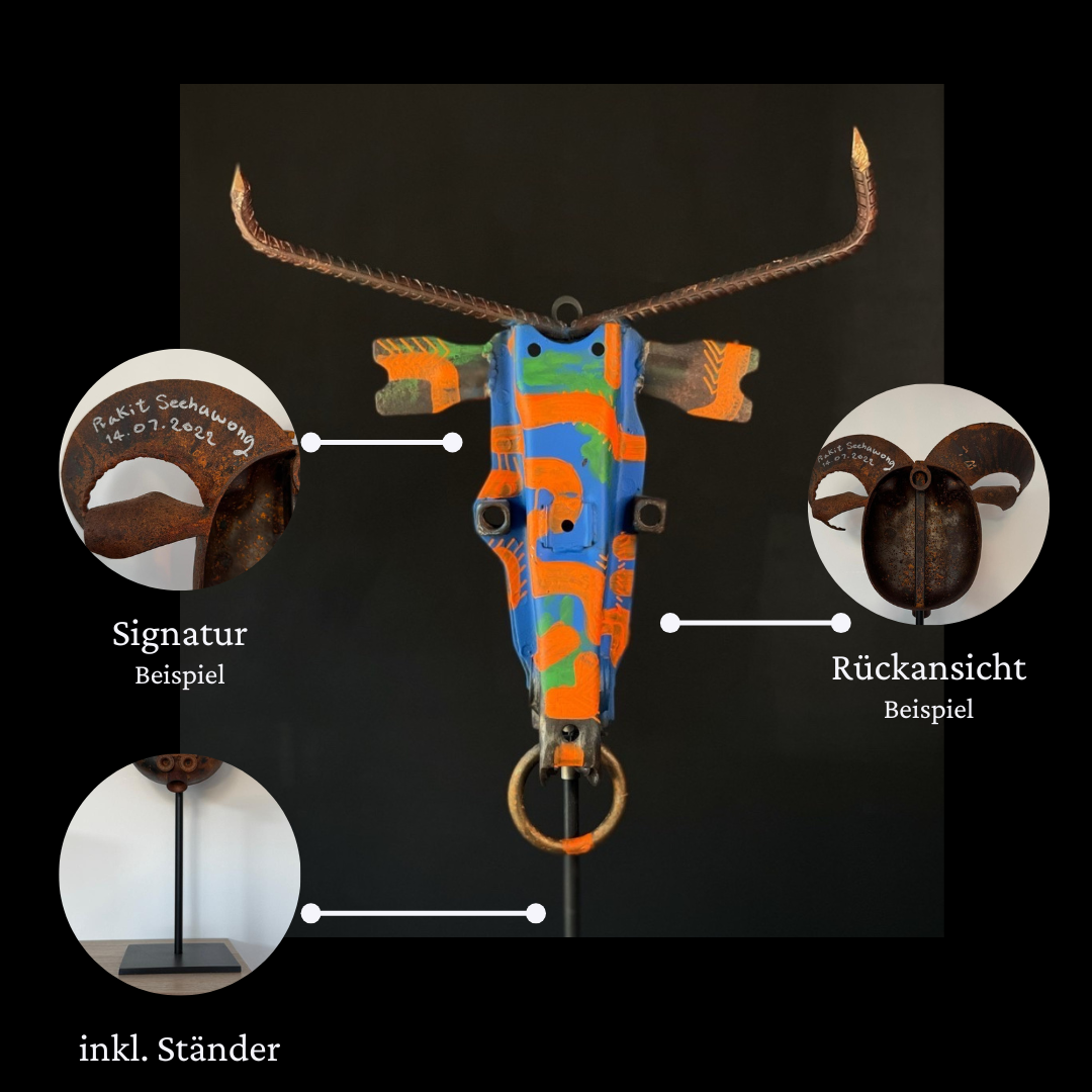 Eisen-Maske auf Ständer M Nr. 30