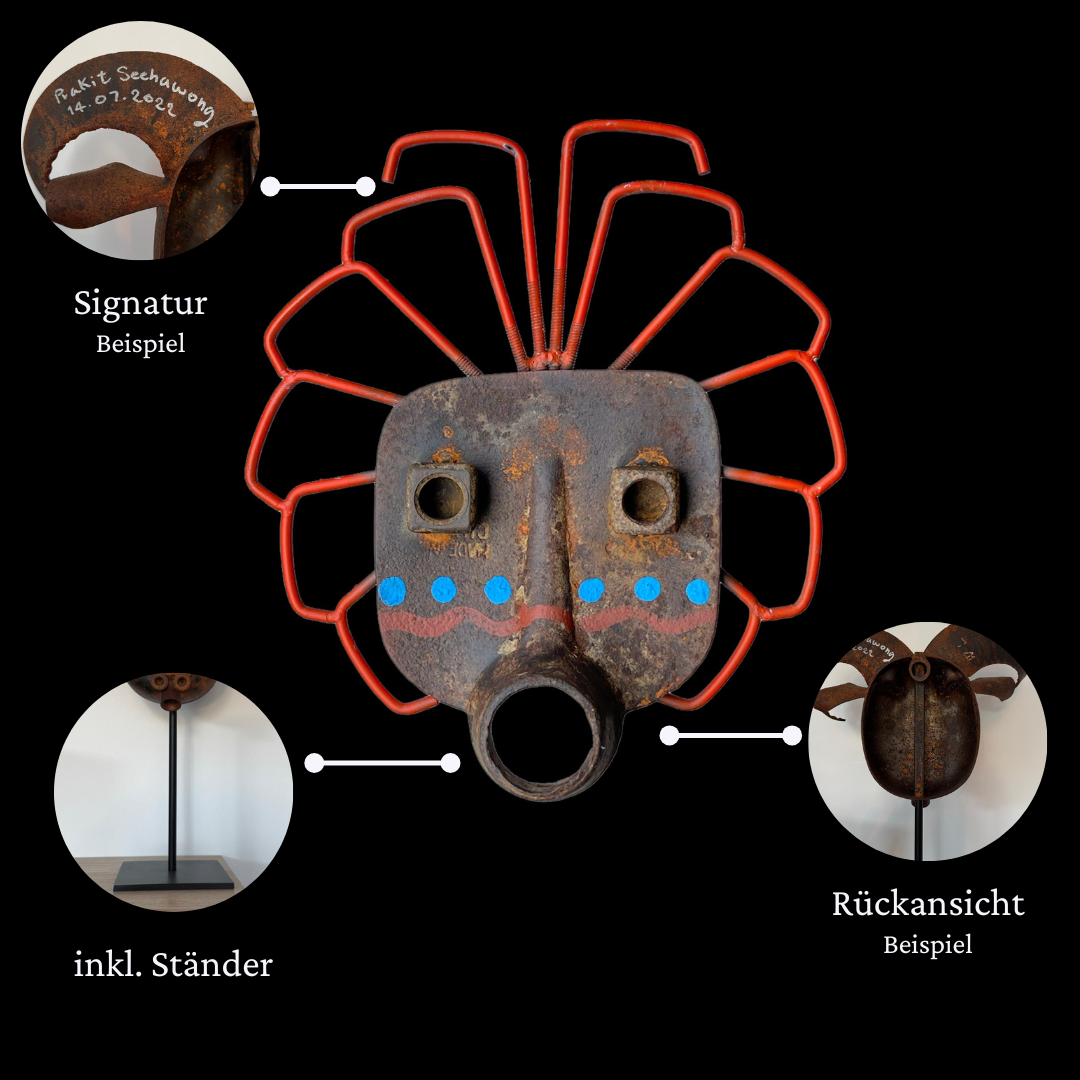 Eisen-Maske auf Ständer S, Nr. 37