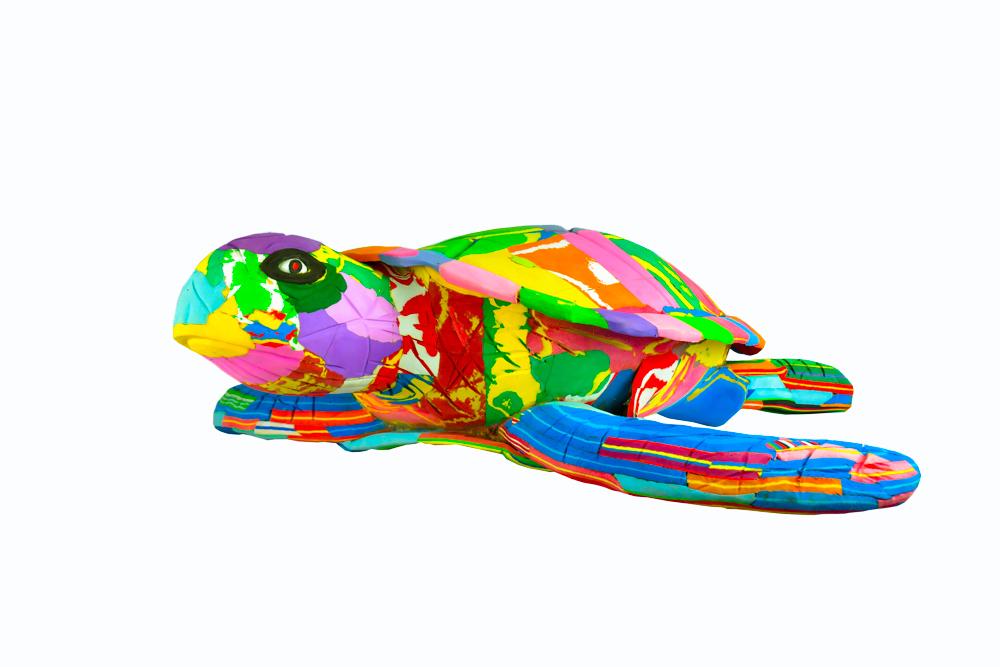 Schildkröte | Flip-Flop-Skulptur