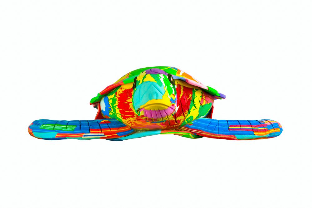 Schildkröte | Flip-Flop-Skulptur