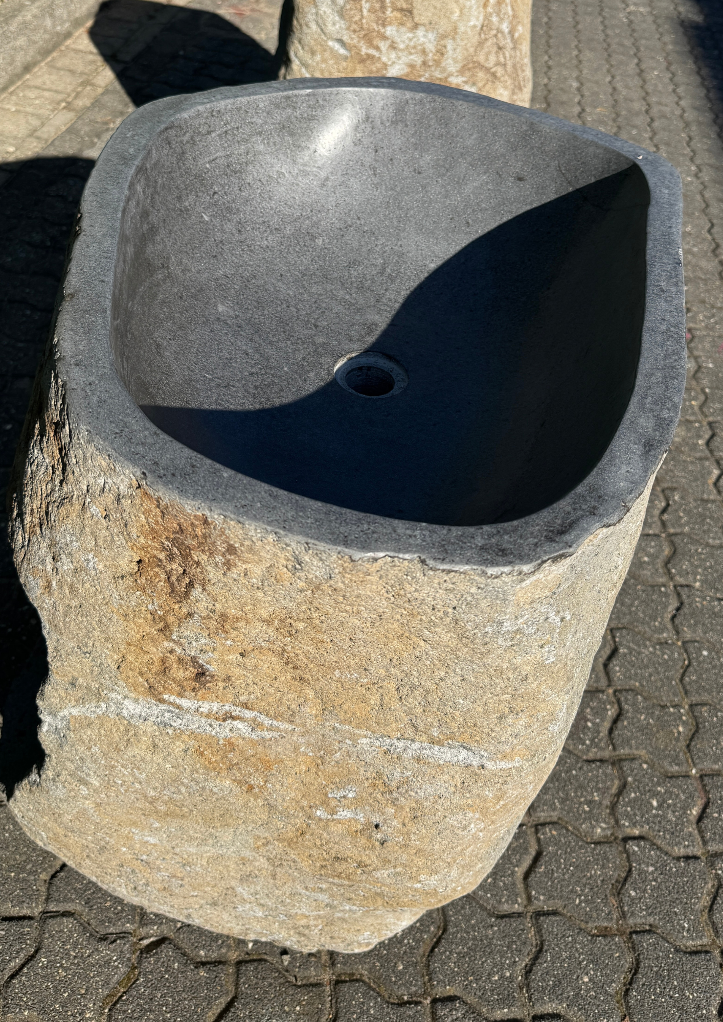 Naturstein Stand-Waschbecken
