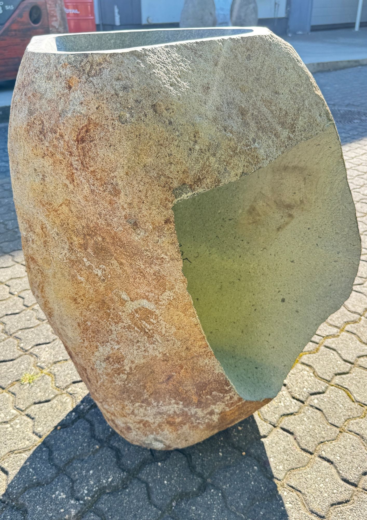 Naturstein Stand-Waschbecken