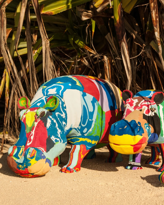 Hippo | Flip-Flop-Skulptur