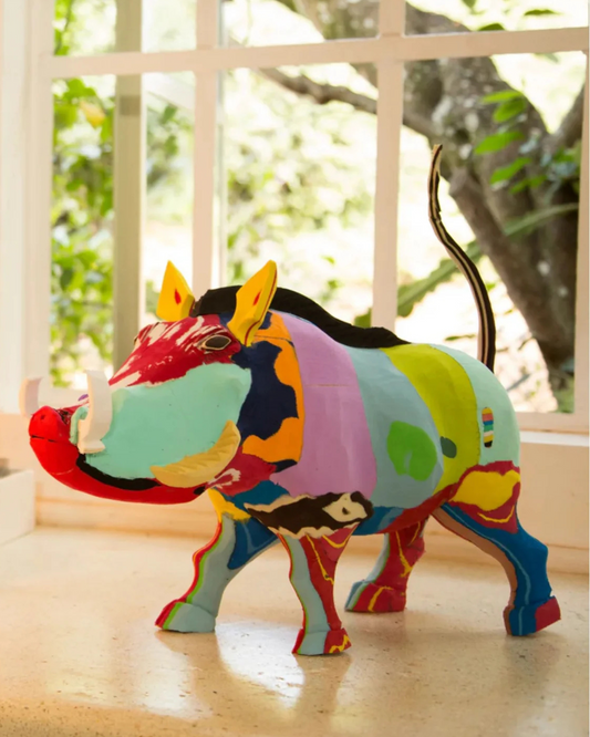 Warzenschwein | Flip-Flop-Skulptur